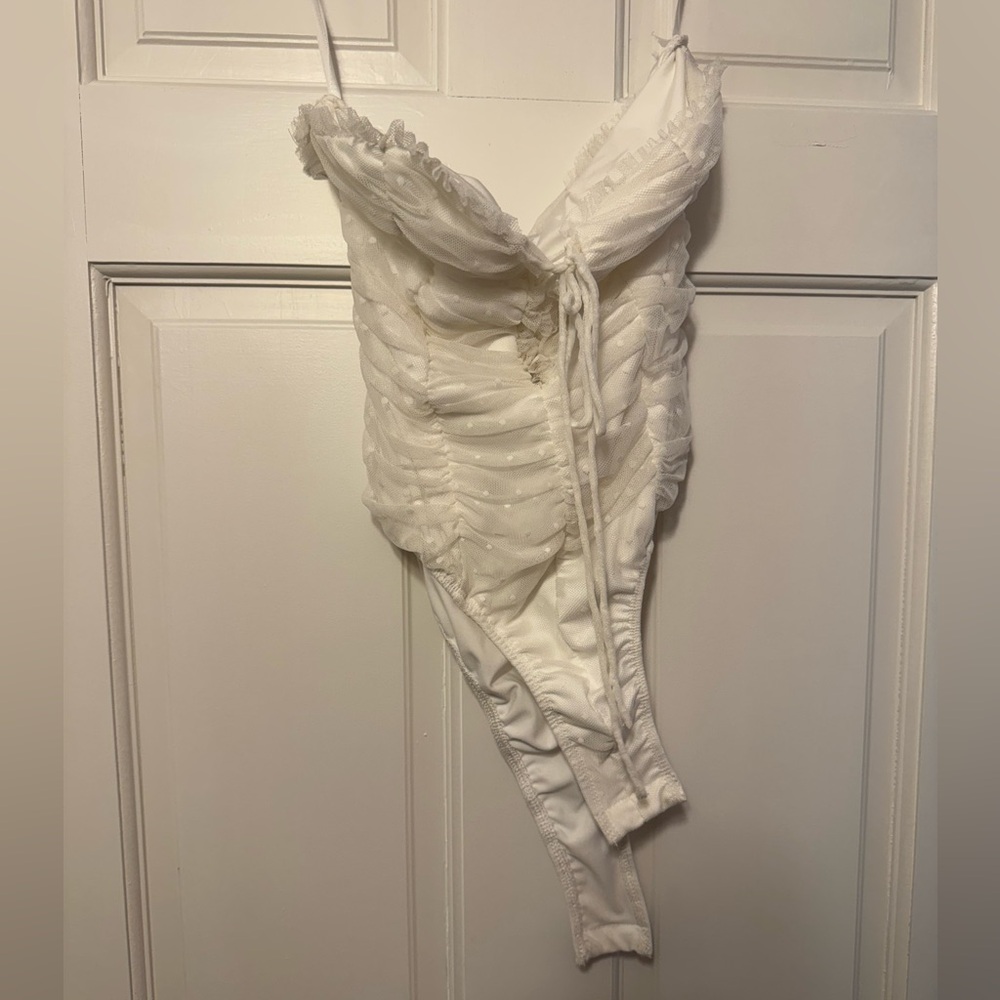White princess Polly bodysuit